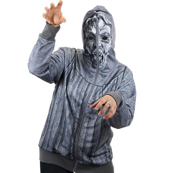 Doctor Who Weeping Angel Zipped Hoodie